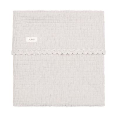 Koeka Elba Ledikantdeken Lace - 100 x 150 cm - Stone