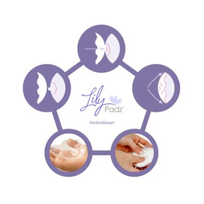 LilyPadz Herbruikbare Siliconen Zoogcompressen 2-Pack
LilyPadz Herbruikbare Siliconen Zoogcompressen 2-Pack