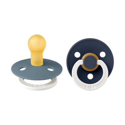 BiBs Glow In The Dark Fopspeen - Rond - 2 Stuks
