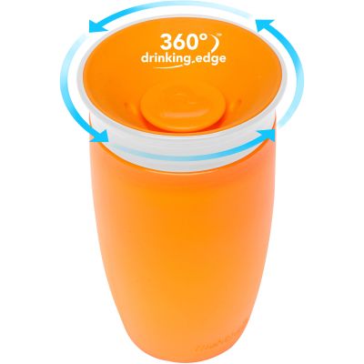 Munchkin Miracle 360º Sippy Cup Oranje 12mnd+ 296ml Munchkin Miracle 360º Sippy Cup Oranje 12mnd+ 296ml