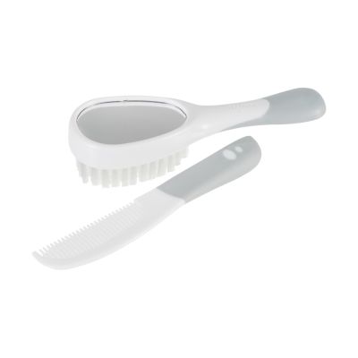 Difrax Borstel En Kam Set Zilver Difrax Borstel En Kam Set Zilver