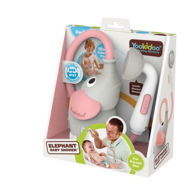 Yookidoo Elephant Baby Shower Pink Yookidoo Elephant Baby Shower Pink