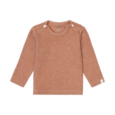 Noppies T-Shirt Rib Natal Cafe Au Lait Melange 62 Noppies T-Shirt Rib Natal Cafe Au Lait Melange 62