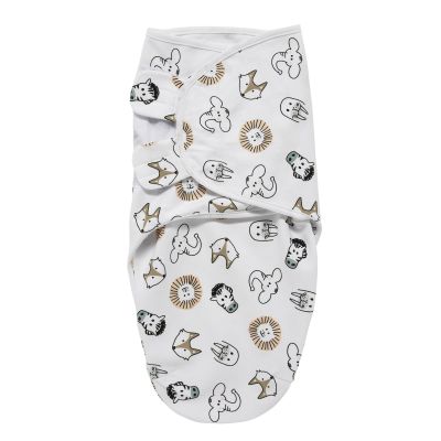 SwaddleMeyco 2-Pack Animal/Uni Wit0-3 Maanden SwaddleMeyco 2-Pack Animal/Uni Wit0-3 Maanden