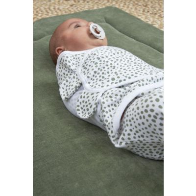 SwaddleMeyco 2-Pack Cheetah/Uni Forest Green 0-3 Maanden SwaddleMeyco 2-Pack Cheetah/Uni Forest Green 0-3 Maanden