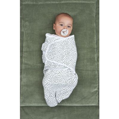 SwaddleMeyco 2-Pack Cheetah/Uni Forest Green 0-3 Maanden SwaddleMeyco 2-Pack Cheetah/Uni Forest Green 0-3 Maanden
