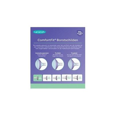 Lansinoh Borstschilden Comfort Fit 21mm 2st. Lansinoh Borstschilden Comfort Fit 21mm 2st.