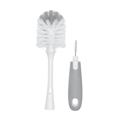 OXO Tot Flessen En Spenenborstel Met Staander Grey OXO Tot Flessen En Spenenborstel Met Staander Grey
