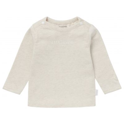 Noppies T-Shirt Hester Oatmeal maat 50 Noppies T-Shirt Hester Oatmeal maat 50