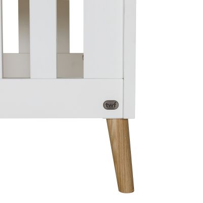 TWF Ledikant 70 x 140 Beach Island White