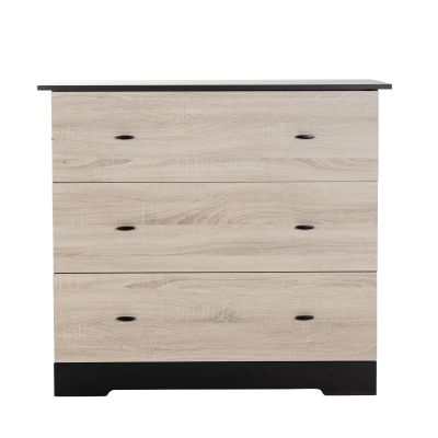 Interbaby Ledikant 60 x 120 - Commode 3 Laden - Hanglegkast Basalt