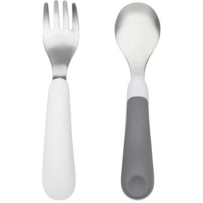OXO Tot Vork & Lepel Grey