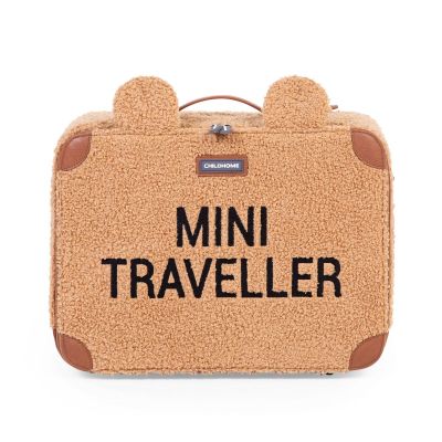 Childhome Mini Traveller Kinderkoffer Teddy Brown