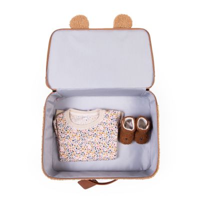 Childhome Mini Traveller Kinderkoffer Teddy Brown Childhome Mini Traveller Kinderkoffer Teddy Brown