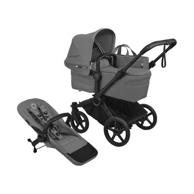 Bugaboo Donkey 6 Renew Twin Essentiële Bundel Tweelingwagen - Moon Grey Bugaboo Donkey 6 Renew Twin Essentiële Bundel Tweelingwagen - Moon Grey