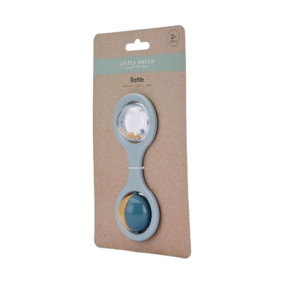 Little Dutch Rammelaar Bal Blauw Little Dutch Rammelaar Bal Blauw