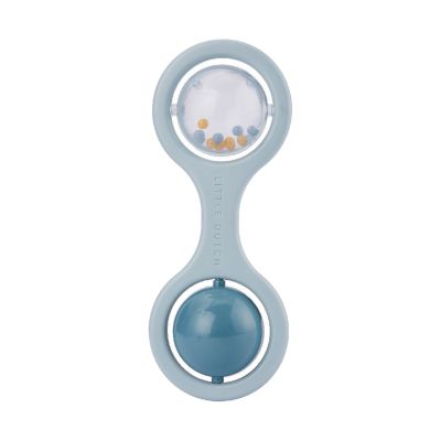 Little Dutch Rammelaar Bal Blauw Little Dutch Rammelaar Bal Blauw