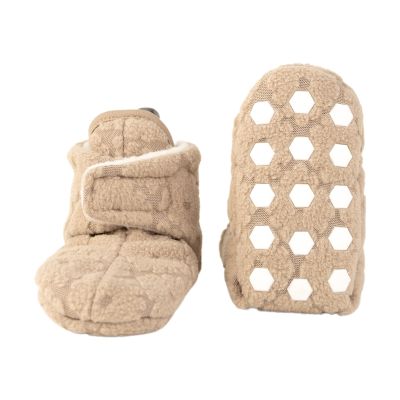 Lodger Slipper Folklore Fleece Beige 12-18mnd 12-18 maanden