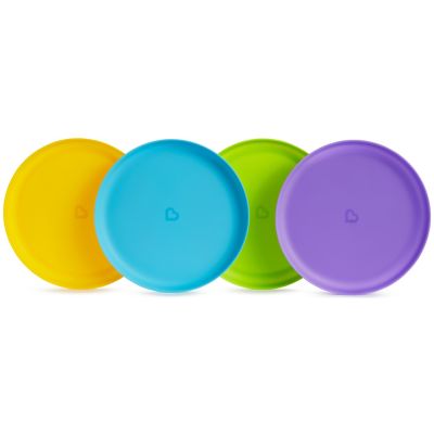 Munchkin Multi Coloured Feeding Plates Munchkin Multi Coloured Feeding Plates