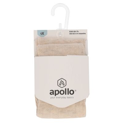 Apollo Maillot Rib Beige Melange maat 56/62 Apollo Maillot Rib Beige Melange maat 56/62