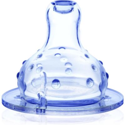 Nuby Speen Vari-Flo Zacht Siliconen Brede Hals Gepatenteerde Antikoliek 4mnd+ 2stuks