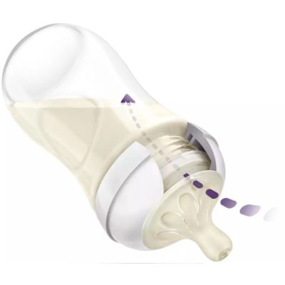 Philips Avent Fles Natural Response Roze 260ml Philips Avent Fles Natural Response Roze 260ml