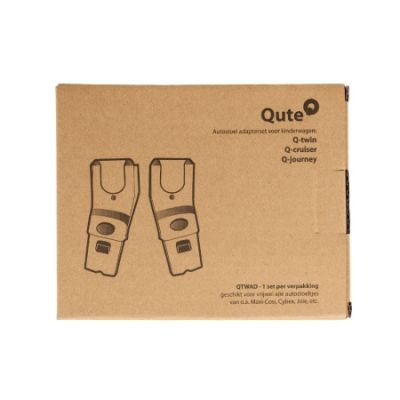 Qute Autostoel Adapter Set Q-Twin
Qute Autostoel Adapter Set Q-Twin