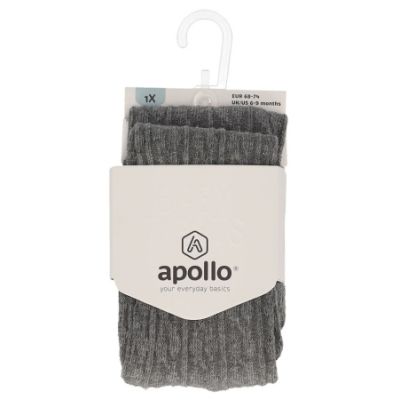 Apollo Maillot Kabel Grey Melange 68-74 Apollo Maillot Kabel Grey Melange 68-74