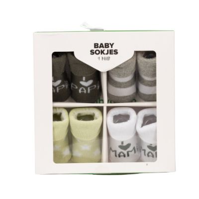 BD Collection Sokjes 4-Pack Multi Green BD Collection Sokjes 4-Pack Multi Green