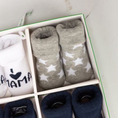 BD Collection Sokjes 4-Pack Multi Navy BD Collection Sokjes 4-Pack Multi Navy