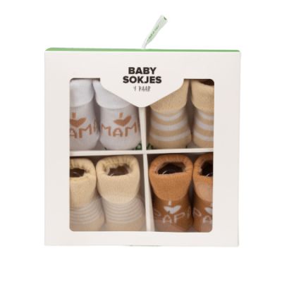 BD Collection Sokjes 4-Pack Multi Sand BD Collection Sokjes 4-Pack Multi Sand