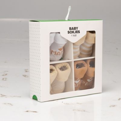 BD Collection Sokjes 4-Pack Multi Sand BD Collection Sokjes 4-Pack Multi Sand