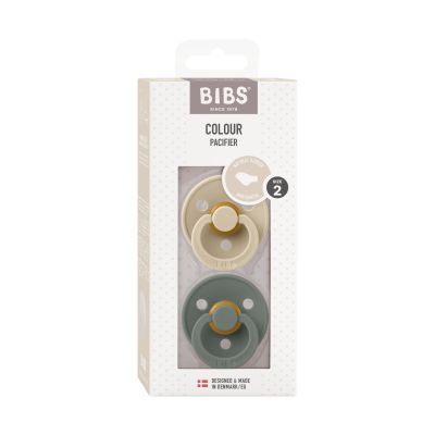 BiBs Fopspeen - Anatomisch - 2 Stuks - 6-18 Mnd - Vanilla/Pine