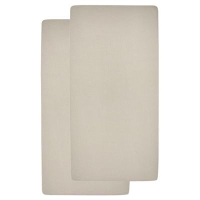 Meyco Wieghoeslaken Jersey Sand 40 x 80/90 cm (2-Pack)