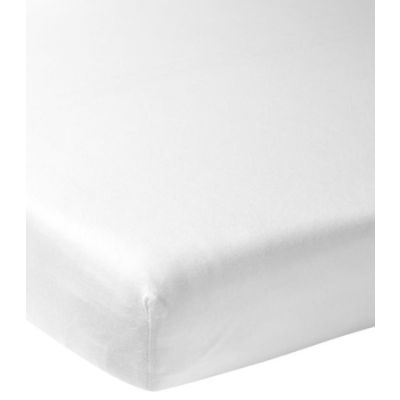 Meyco Ledikanthoeslaken Jersey Wit 60 x 120 cm Meyco Ledikanthoeslaken Jersey Wit 60 x 120 cm