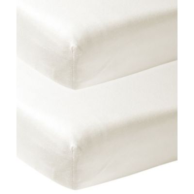 Meyco Ledikanthoeslaken Jersey Offwhite 60 x 120 cm (2-Pack)