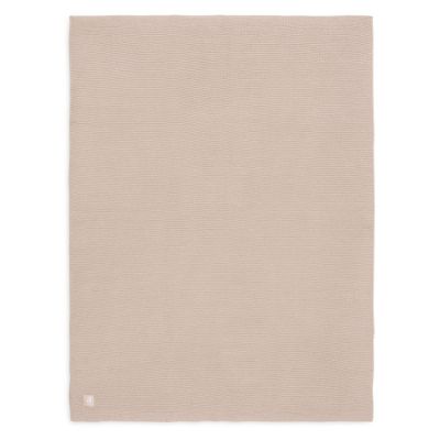 Jollein Basic Knit Ledikantdeken - 100 x 150 cm - Wild Rose Jollein Basic Knit Ledikantdeken - 100 x 150 cm - Wild Rose