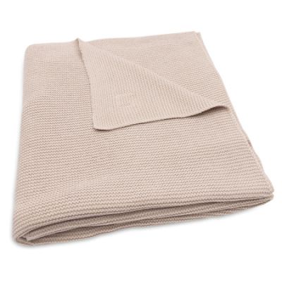 Jollein Basic Knit Ledikantdeken - 100 x 150 cm - Wild Rose Jollein Basic Knit Ledikantdeken - 100 x 150 cm - Wild Rose
