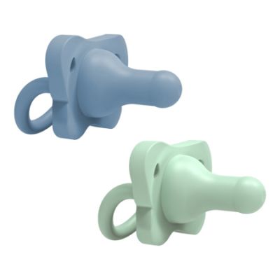 Dr. Brown's Fopspeen 0-6 mnd Siliconen HappyPaci Blauw & Groen