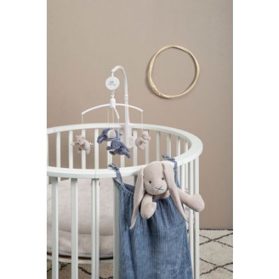 Baby's Only Boxkleed Rond Sense Kiezelgrijs 95 cm Baby's Only Boxkleed Rond Sense Kiezelgrijs 95 cm