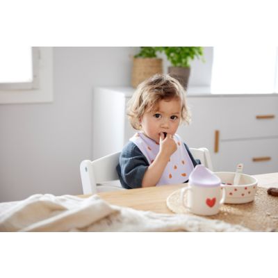 Lässig Happy Rascals Heart Eetset - Lavender Lässig Happy Rascals Heart Eetset - Lavender