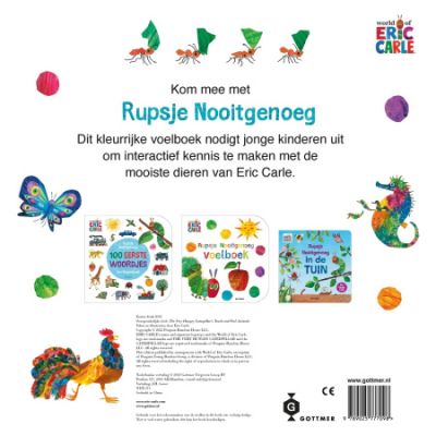 Gottmer Rupsje Nooitgenoeg Voelboek Vol Dieren Gottmer Rupsje Nooitgenoeg Voelboek Vol Dieren