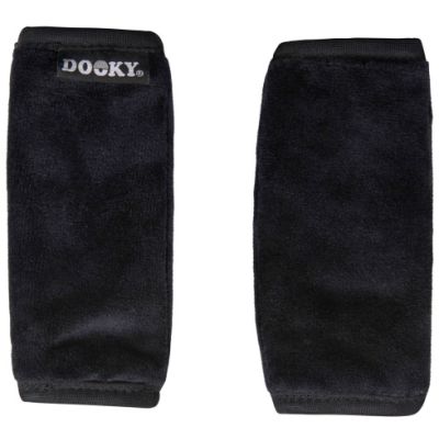Dooky Seatbelt Pads Black 2 stuks Dooky Seatbelt Pads Black 2 stuks