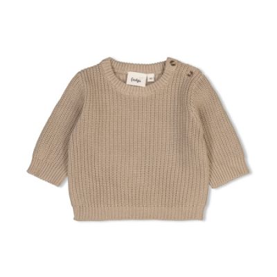 Feetje Sweater Gebreid The Magic is in You Taupe