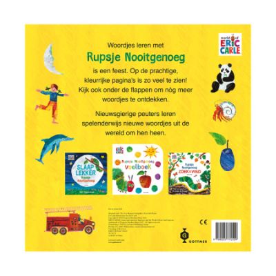 Gottmer Rupsje Nooitgenoeg - 100 eerste woordjes (flapjesboek) Gottmer Rupsje Nooitgenoeg - 100 eerste woordjes (flapjesboek)