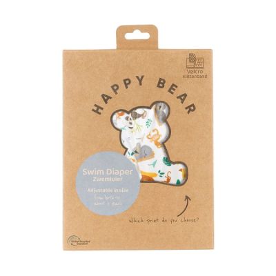 HappyBear Zwemluier Klittenband Wild Animals HappyBear Zwemluier Klittenband Wild Animals