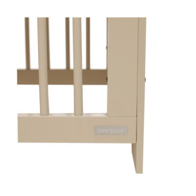 Interbaby Ledikant 60 x 120 Pebble Interbaby Ledikant 60 x 120 Pebble
