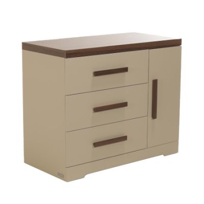 Interbaby Commode 3 Laden / 1 Deur Pebble Interbaby Commode 3 Laden / 1 Deur Pebble
