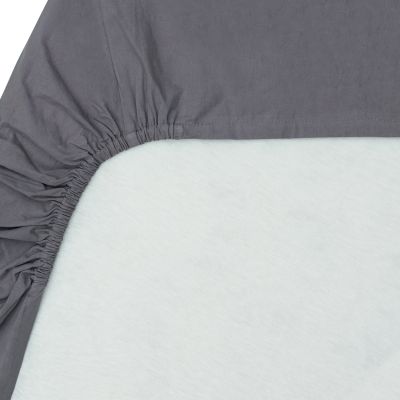 Witlof For Kids Laken Plooien - 60 x 120 cm - Warm Grey Witlof For Kids Laken Plooien - 60 x 120 cm - Warm Grey