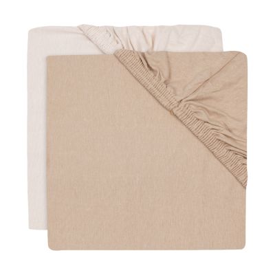 Jollein Hoeslaken - Jersey - Blush/Wild Rose - 2 Stuks